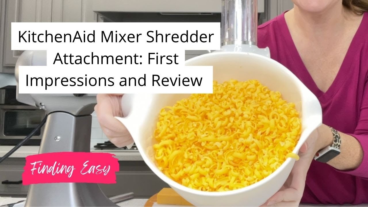 KitchenAid Spiralizer and Shredder Attachment