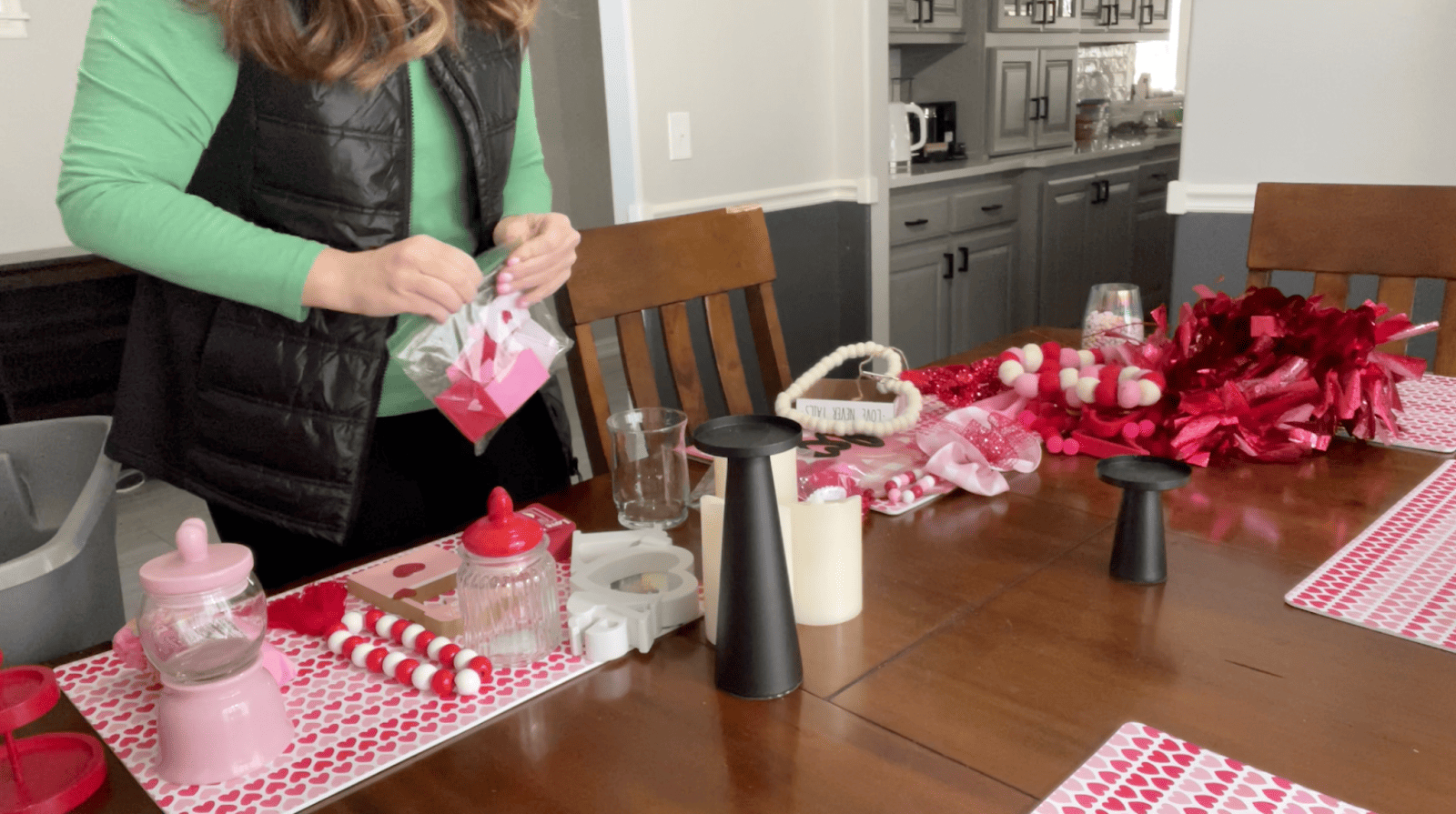 Lindsay sorting smaller items